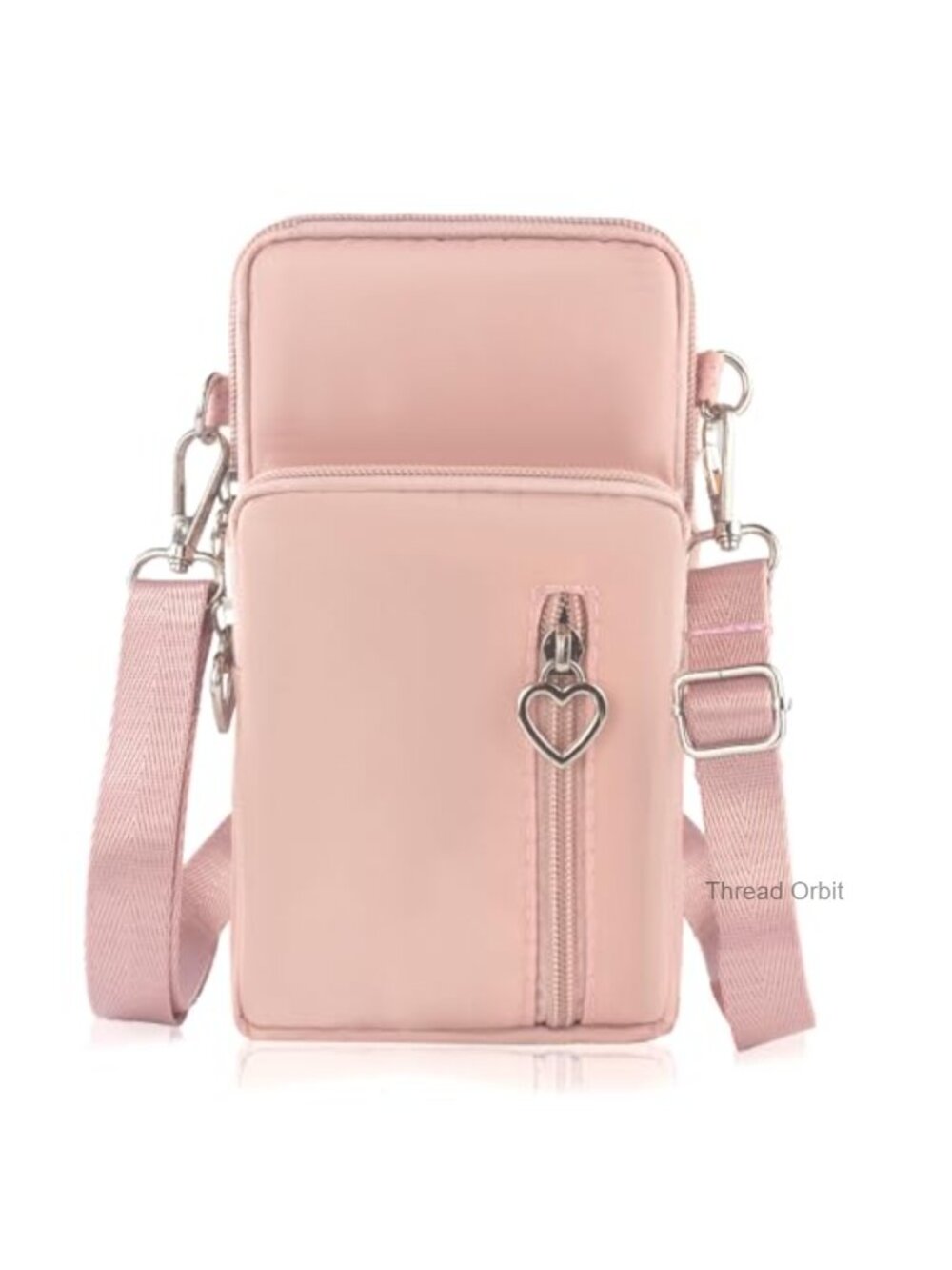 Mini Crossbody Bag for Women - Nylon Phone Purse with Detachable Strap